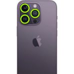 Hayat Store Apple Iphone 12 Pro Neon Fosforlu Kamera Lens - Yeşil