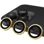 Hayat Store Apple Iphone 13 Pro Max Raze Metal Kamera Lens - Gold
