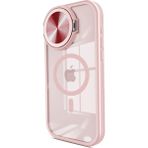 Hayat Store Apple Iphone 14 Pro Max Kılıf Teleskop Lens Magsafe Silikon Kapak - Pembe