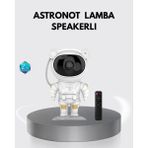 Hayat Store Astronot Şekilli Galaxy Projeksiyon Lambası Nebula Efektli Dekoratif Lamba ( Lisinya )