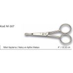 Hayat Store Europe Aplike ve Nakış Makası Kıvrık Küt Uçlu No:4 10,16 cm