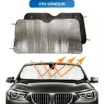 Hayat Store Katlanabilir Ön Cam Güneşlik Isı Önleyici Araç Perdesi Volkswagen Passat Peugeot 3008 Skoda Superb Nissan Qashqai ( Lisinya )