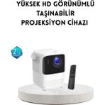 Hayat Store Taşınabilir Akıllı 1080P Projektör – 64GB Hafıza, 2gb Ram, Full Hd Görüntü, Kumandalı - Lisinya