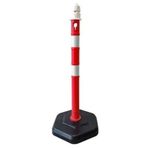 Hayat Trafik - Dubalı Uyarı Dikmesi 63x1000 mm Reflektifli 10`lu Set