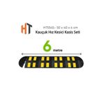 Hayat Trafik - Kauçuk Hız Kesici Kasis Seti 50 x 40 x 4 cm - EKO - 6 Metre