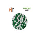 Hayat Trafik - Plastik Zincir Yeşil-Beyaz 6 mm x 25 Metre
