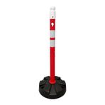 Hayat Trafik - Uyarı Dikmesi PPC 63 mm x 100 cm 5'li Set