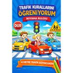 Haydi Dekor 🚦 Trafik Kurallarını Öğreniyorum Boyama Rulosu 🚗 Eğitici Dev Boyama Kağıdı 🛑