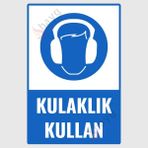 Hayg Equipment Kulaklık Kullan Dekota Iş Güvenliği Levhası - 28cm x 42cm