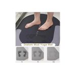 hayhall Sihirli A+Kalite Uzun Ömürlü Su Emici 3,5 mm 40x60 Bathroom Banyo Aksesuarı Oval Paspas