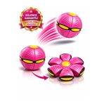 HAYHAYPETSHOP Sihirli Uçan Zıplayan Frizbi Top Katlanabilir Dönüşen Top Oyuncak Çocuk Oyuncağı Eğlence Garantili