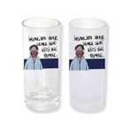 Hayır Yazılı Buzlu Ya Da Buzsuz Seçenekleriyle Rakı Bardağı GHSTBSTRK0124