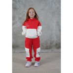 Haykids Çocuk Baskılı Eşofman Takımı - Kırmızı - 3 Yaş