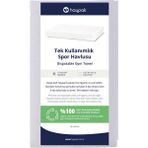 Haypak Tek Kullanımlık Spor Havlusu 40X80CM 40 Adet - Beyaz