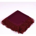 Hayrat Neşriyat Iğne Oyalı Şal (Namaz Örtüsü, 144X68 Cm. Bordo) - 144 x 68 cm