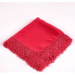 Hayrat Neşriyat Iğne Oyalı Şal (Namaz Örtüsü, 144X68 Cm. Fuşya Pembe) - 144 x 68 cm - Fuşya - Pembe