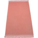 Hayrat Neşriyat Kadife Velur Seccade Düz Renk (70X110 Cm. Pembe) - 70 x 110 cm