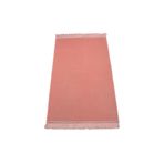 Hayrat Neşriyat Kadife Velur Seccade Düz Renk (70x110 cm. Pembe)
