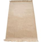 Hayrat Neşriyat Kadife Velur Seccade Düz Renk (70X110 Cm. Vizon) - 70 x 110 cm