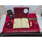 Hayrat Neşriyat Kişiye Özel Düğün Hediyesi Orta Boy Meal Kuran Seti Isme Özel Hazırlanır 16*24 - KIRMIZI - Renkli