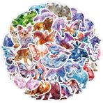 Hayvan çıkartması, 3D hayvan çıkartması, 50 adet, kaykay, grafiti, çıkartma, motosiklet, bisiklet, snowboard, bagaj, dizüstü bilgisayar, araba, çanta, çocuklar ve gençler için, su geçirmez vinil