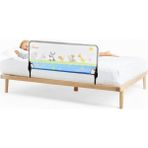 Hayvan Desenli Katlanabilir Yatak Bariyeri 120CM, Güvenli ve Pratik Kullanım - Seçenek 1