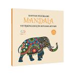 Hayvan Figürleri Mandala Yetişkinler İçin Boyama Kitabı 30 Yaprakla Yaratıcılığı Geliştirir