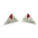 Hayvan Kulak Saç Tokası Sevimli kedi Kulak Şapkaları Peluş kedi Kulak Saç Tokası Aksesuarları Cosplay Cadılar Bayramı Baş Aksesuarları (Pembe-2)
