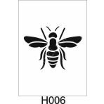 Hayvan Temalı Desenler Stencil Şablon (21x30) H-006