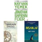 HAYVAN YEMEK TANRININ ÖYKÜSÜ: Tanrı mı İnsanı, İnsan mı Tanrıyı Yarattı? İnsanlar -3 Kitap Set