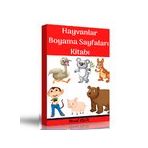 Hayvanlar Boyama Sayfaları Kitabı