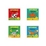 Hayvanlar Eğlenceli Şekiller 4 Kitaplık Set - Eksik Parça Yayınları