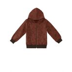 Hayvanlar Erkek Bebek Kahverengi Sweatshirt