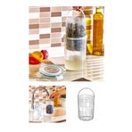 Hayveys home Kilit Kapaklı 2 Bölmeli Zeytin,turşu Ve Erzak Saklama Kabı ( G-16 )