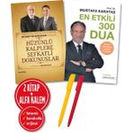 Hayy Kitap Alfa Kalem+Hüzünlü Kalplere+En Etkili 300 Dua / Necmettin Nursaçan, Mustafa Karataş 2 Kitap