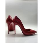 Hayy Shoes Kırmızı Rugan Deri Astarlı Stiletto Topuklu Ayakkabı