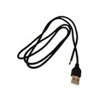 Hazar Led 100 cm 2 Amper Ucu Açık USB Kablo USB Erkek Kablo