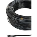 Hazar Led 2 Pin Jst Elektrik Kablosu 2'li Şerit LED Kablo 2X0,22MM Siyah Beyaz Kalaylı %100 Bakır Kordon Kablo 100M