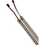 Hazar Led 220 Volt 2835 Çubuk LED 30 cm Kasalı Dim Edilebilir Bar LED Beyaz 6000-6500K-Şeffaf Cam