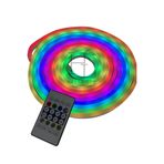 Hazar Led 5 Volt IC-RGB Pixel Neon Şerit Led Set Bluetoothlu Ve Kumandalı IP68 Dış Mekan 5 Metre