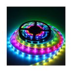Hazar Led 5V Adreslenebilir WS2812B Argb Pixel Şerit M:60 LED 5m Magic LED - 5 m - Renkli