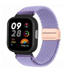 HAZARA Xiaomi Redmi Watch 3 için naylon bileklik, manyetik bileklik, yedek kayış, tek başına döngü, elastik, ayarlanabilir bileklik, Redmi Watch 3 spor saat (28, RM Watch 3)
