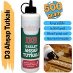 Hazır Ahşap Tutkalı 500 Gram Şeffaf D3 Mobilya Mdf Sunta Kumaş Kağıt Dıy Uygulamalarında Yapıştırıcı