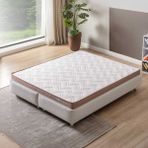 HB Bedding | Ekorest Full Ortopedik Yer Yatağı | Katlanabilir ve Kolayca Taşınabilir Ekolojik Yatak | 10 cm Kalınlık | - 140 x 190 cm - Beyaz