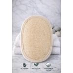 HB Doğal Ürünler Kabak Lifi Oval Vücut Kesesi (Peeling) - Bej
