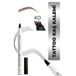 hb tasarım 4d Tattoo Microblading Kalıcı Kaş Kalemi - Kahve, hbmicro-xx