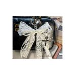 hb tasarım Dantel detaylı çanta süsü Fairycore coquette y2k charm, Tek Ebat, yenidntel, Beyaz, Kadın
