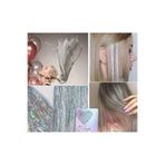 Hb Tasarım Dd245 Işıltılı Hair Tinsel Saç Simi Uzatma Gri Gümüş Gelin Teli Ht 45 01