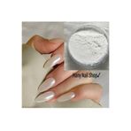 Hb Tasarım Tirnak Süsleme Beyaz Inci Tozu/Firçali Tirnak Pigmenti Nail Art