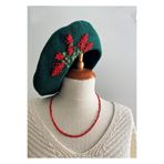 hb tasarım Vintage Bere Ressam Şapka Özel Tasarım, Standart, 9629ysltsrm, Yeşil, Unisex Yetişkin
